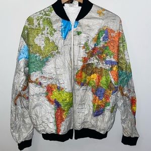 World map jacket